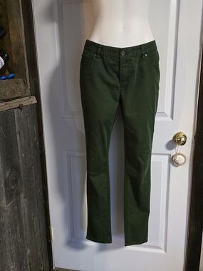 Denver Hayes Olive Green Skinny Jeans